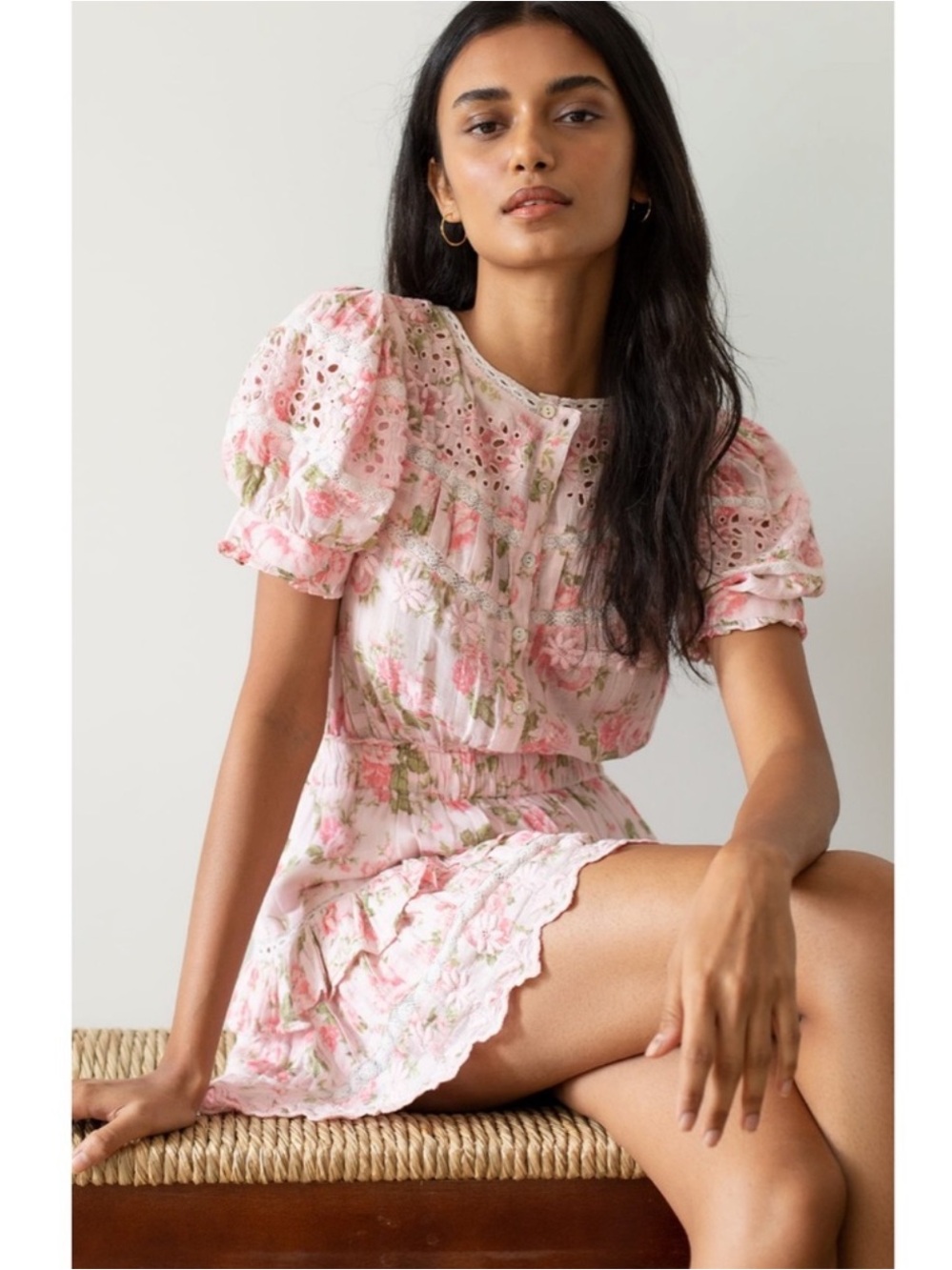 LoveShackFancy's mini Augustine Dress, NWT Size M - Picture 7 of 14